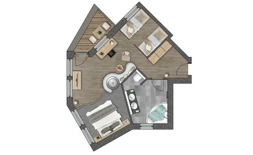 جناح عائلي, Der Unterschwarzachhof