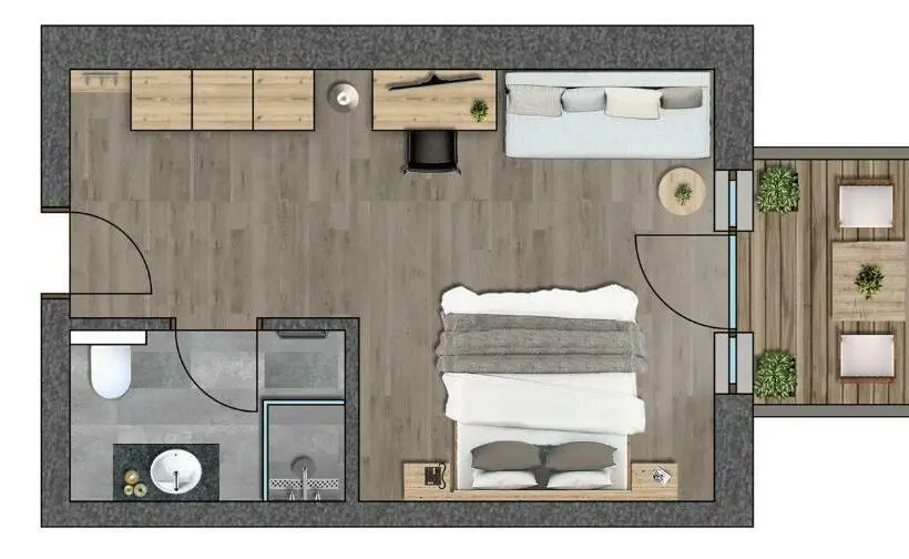 Comfort-huone, Der Unterschwarzachhof