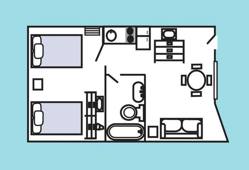 家庭套房, Shalimar Resort