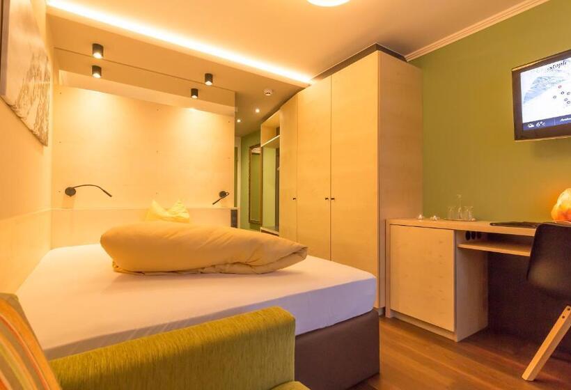 חדר סטנדרט יחיד עם מרפסת, Wohlfühlhotel Hubertushof