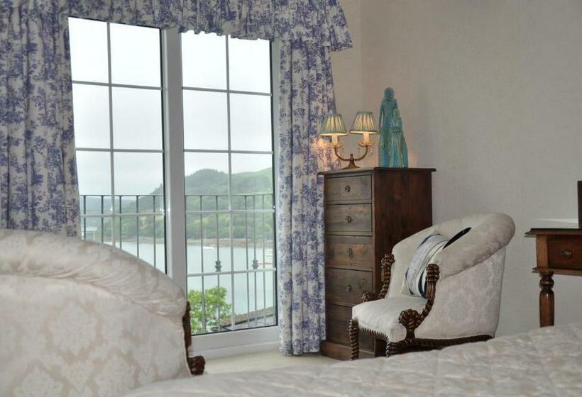 חדר סטנדרט נוף לים עם מרפסת, Shearwater Country House Accommodation