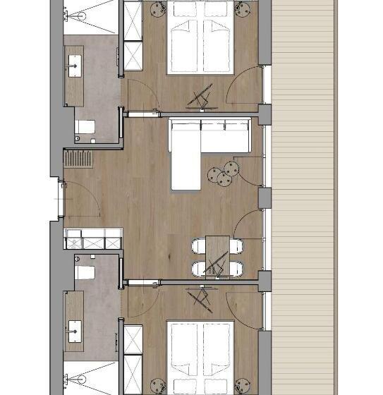 סוויטת ג'וניור עם טרסה, Schiederhof