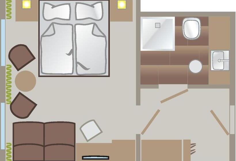 غرفة قياسية, Restaurant Grimmingblick