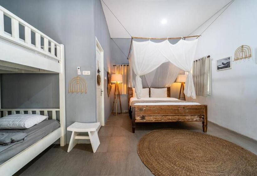 二段ベッド付き家族用アパートメント, Mowies Gili Air