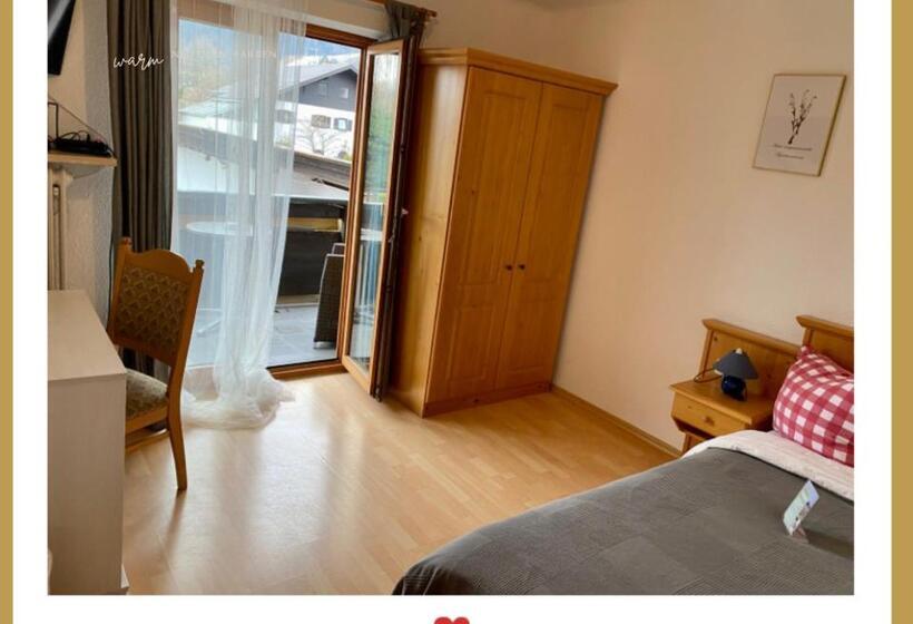 バルコニー付きシングルスタンダードルーム, Berghupferl Do Legst Di Nieda