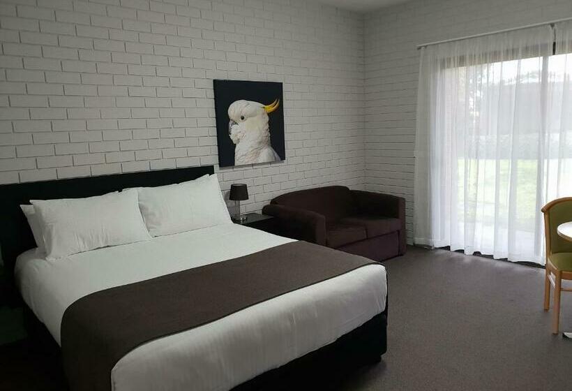 اتاق استاندارد با چشمانداز باغ, Crystal Fountain Motel Albury
