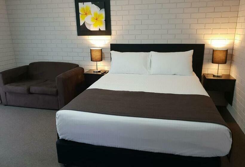 اتاق استاندارد با چشمانداز باغ, Crystal Fountain Motel Albury