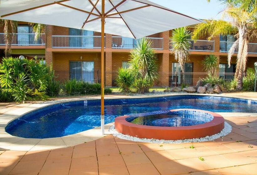 اتاق استاندارد با چشمانداز باغ, Crystal Fountain Motel Albury