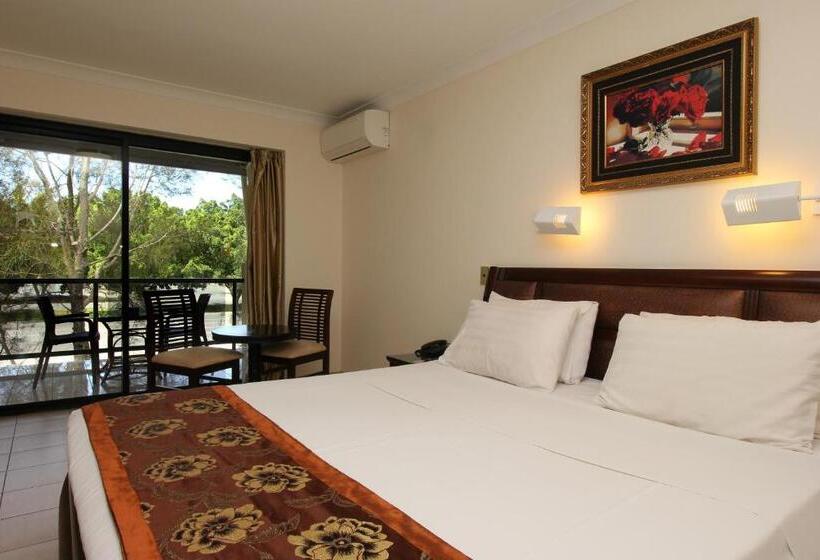 חדר סטנדרט עם מיטת קינג, Novena Palms Motel