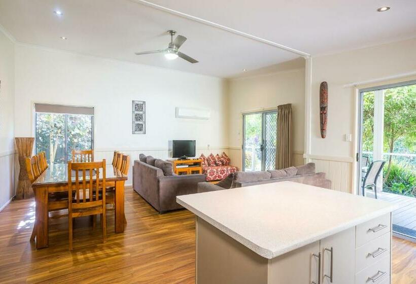 3ベッドルームのデラックスビラ, Fingal Bay Holiday Park