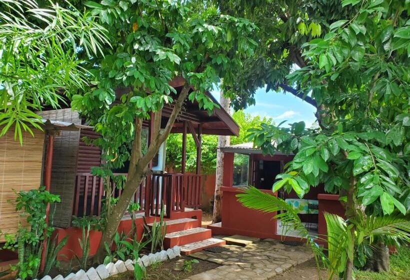 اتاق یک تخته با چشمانداز استخر, Bungalow Chez Mouch Nosy Be 6