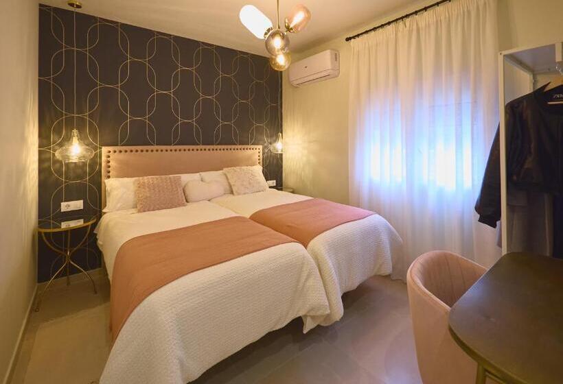 Номер Стандарт 2 Двуспальные Кровати, Hostal Casa Maria