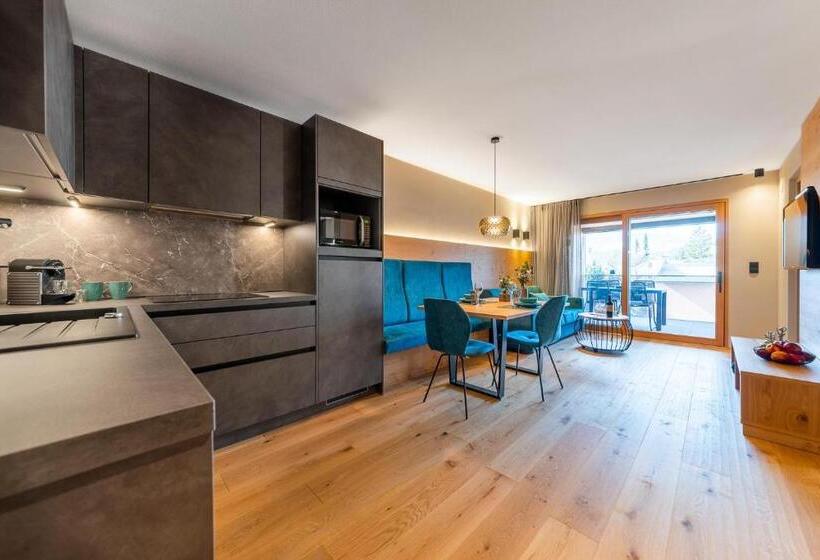 דירת חדר, Rienz Alpine City Suites