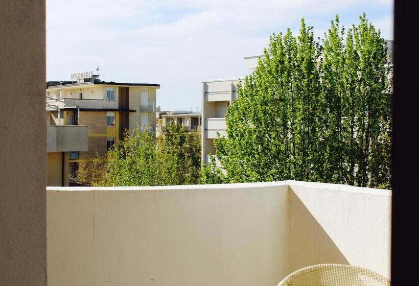 اتاق استاندارد یک تخته با بالکن, President Pool & Room