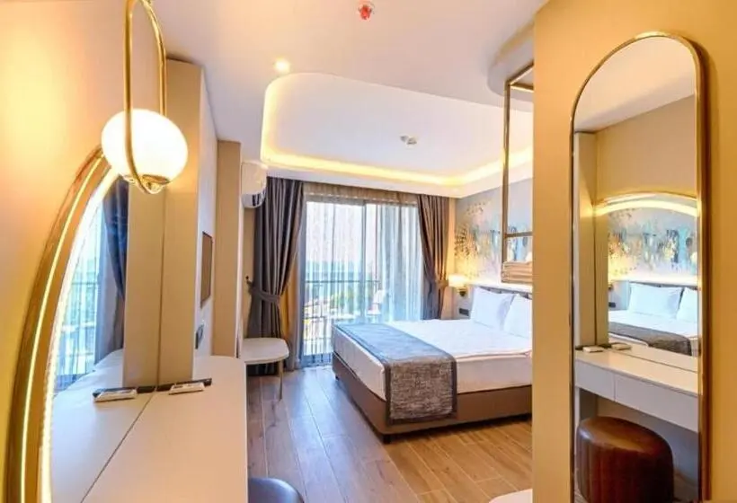 اتاق استاندارد یک تخته با بالکن, Seaphoria Beach Hotel & Spa By Mir Amor Ultra All Inclusive