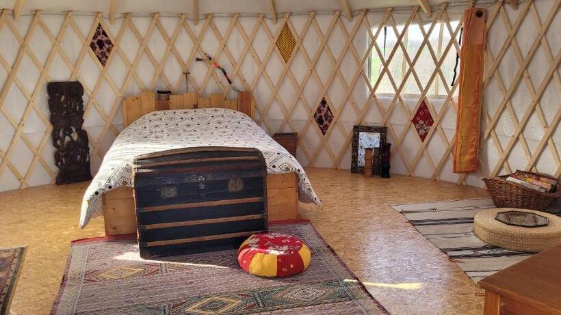 家庭房带园景, Du Gîte à La Terre