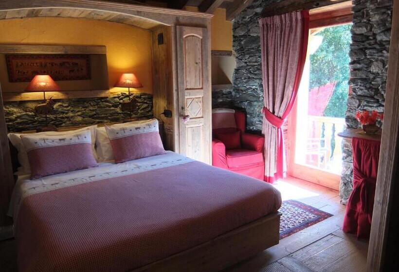 标准间带阳台, La Luge D'antan Maison D'hôtes & Spa