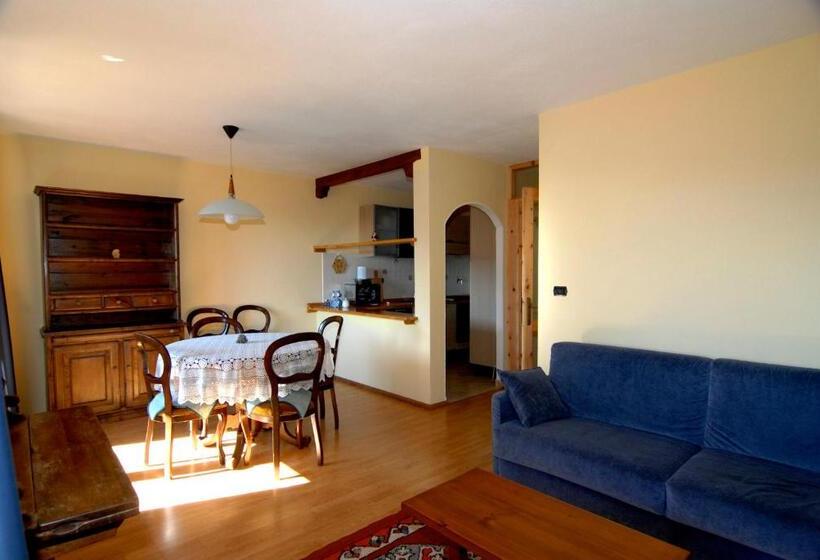 バルコニー付２ベッドルームアパートメント, La Placette   Albergo Diffuso E Trattoria