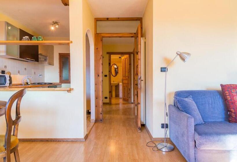 バルコニー付２ベッドルームアパートメント, La Placette   Albergo Diffuso E Trattoria