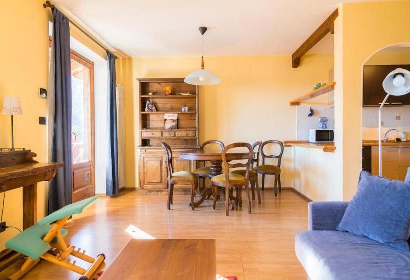 バルコニー付２ベッドルームアパートメント, La Placette   Albergo Diffuso E Trattoria