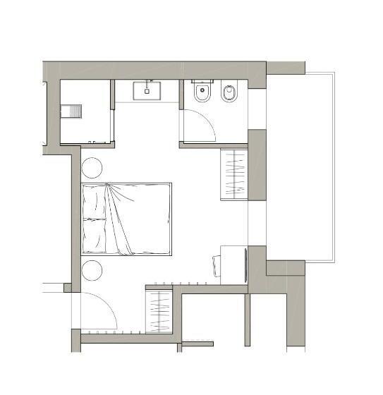 اتاق لوکس با بالکن, Valtellina