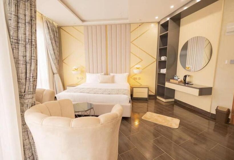 اتاق استاندارد با تخت بزرگ, Grik Hotel   Entebbe