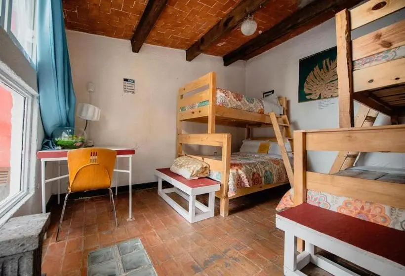 اتاق خانوادگی با سرویس بهداشتی مشترک, Hostel Mexico Df Airport