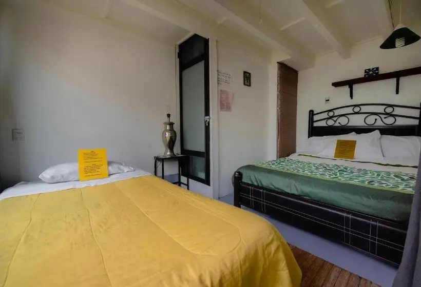 اتاق استاندارد با سرویس بهداشتی مشترک, Hostel Mexico Df Airport