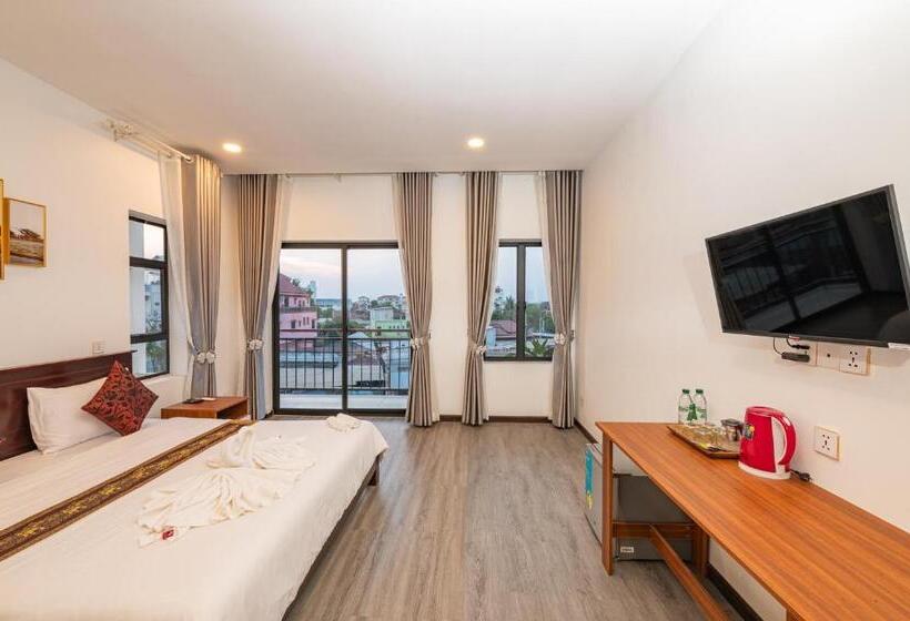 غرفة ديلوكس مزودة بشرفة, Sreng Angkor Flower