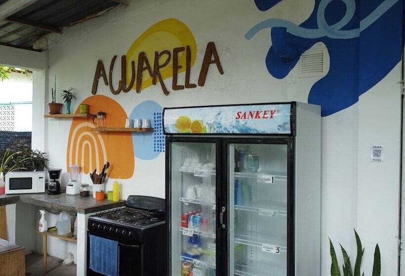 Номер Стандарт Четырехместный Совместный Санузел, Acuarela Hostal