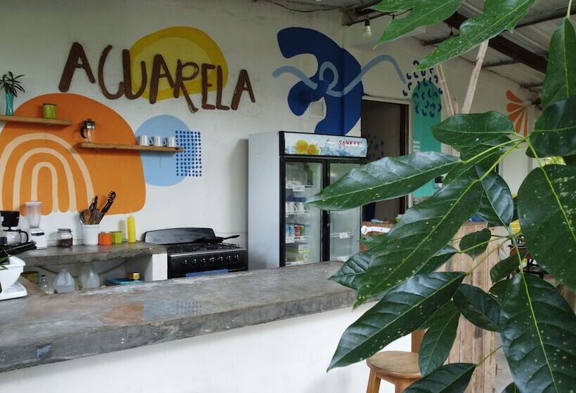 Номер Стандарт Четырехместный Совместный Санузел, Acuarela Hostal