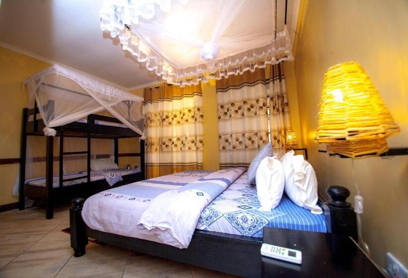 اتاق خانوادگی با چشمانداز باغ, Kijiji Beach Resort