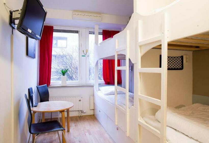 バスルーム共有のトリプルスタンダード, Backpackers Göteborg