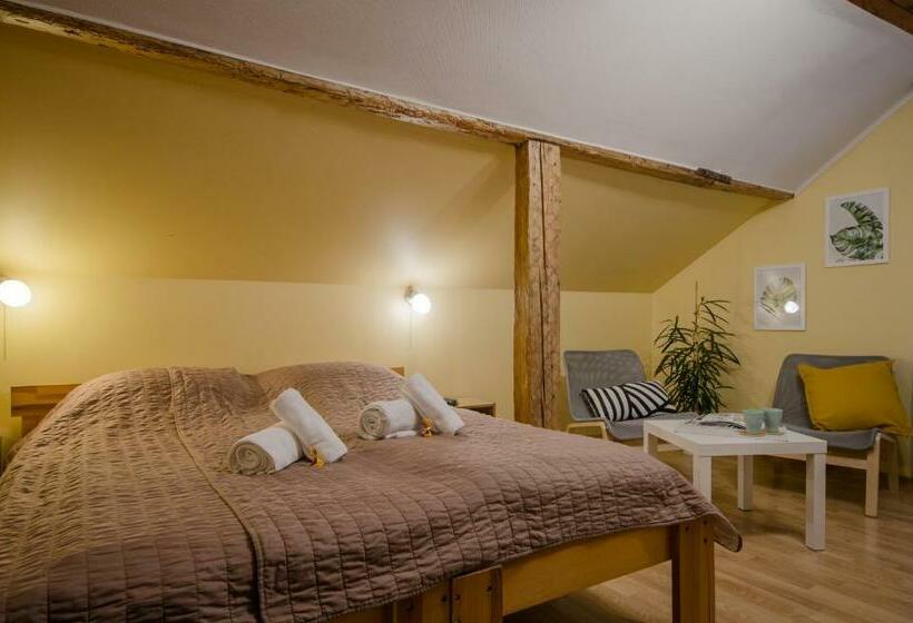 اتاق استاندارد چهار تخته, Veldzes Nams