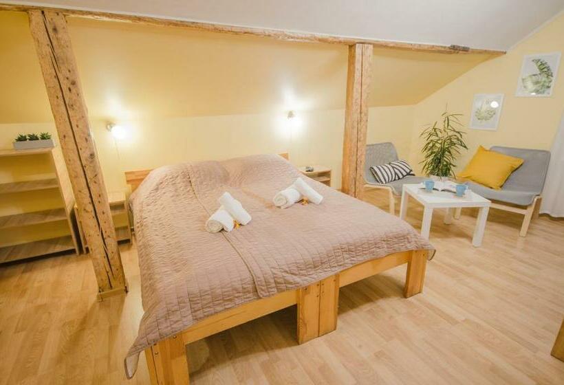 اتاق استاندارد چهار تخته, Veldzes Nams