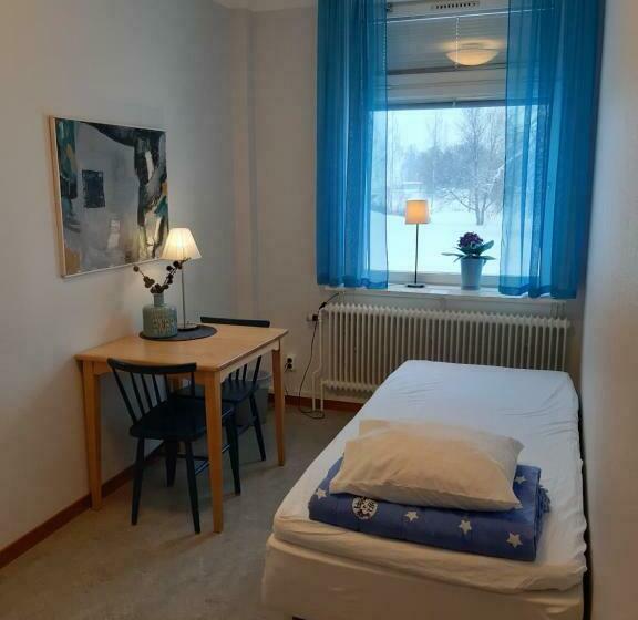 חדר סטנדרט חדר אמבטיה משותף, Piteå Vandrarhem