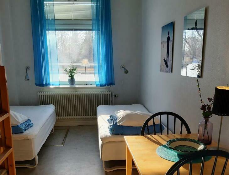 חדר סטנדרטי לארבעה עם חדר אמבטיה משותף, Piteå Vandrarhem