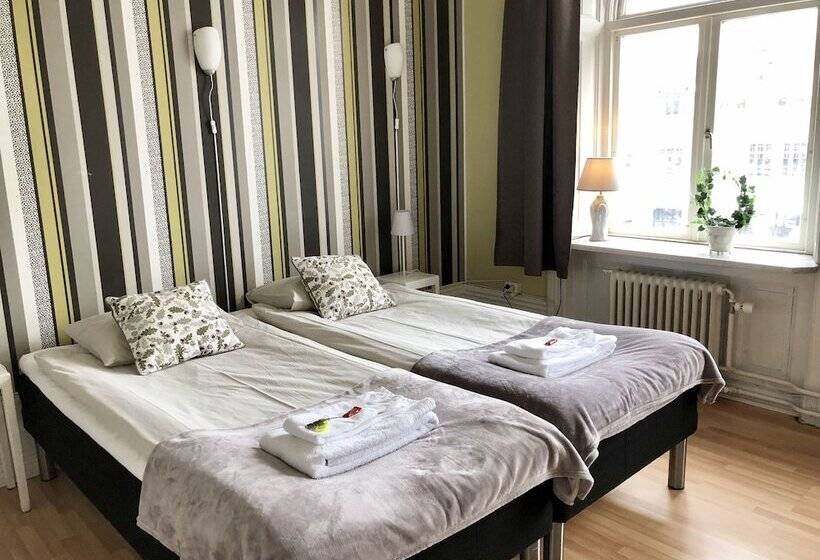 Номер Economy с общей ванной комнатой, Järnvägshotellet