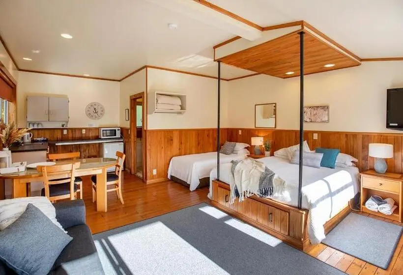Standard-studio Puutarhanäkymä, Punakaiki Beachfront Motels