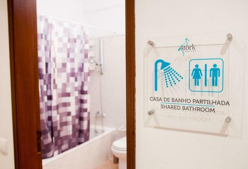 Кровать в Многоместном Номере с Общей Ванной, Stork Hostel