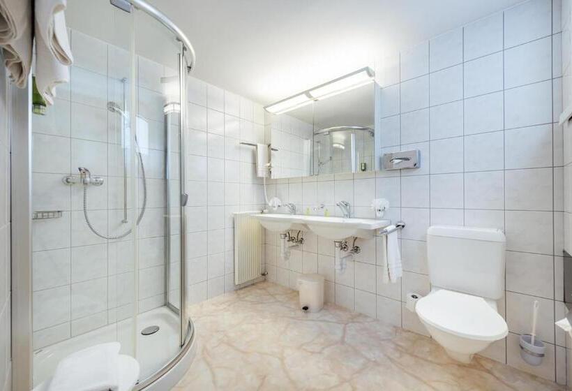 キングサイズベッドのスタンダードルーム, Restaurant Bellevue