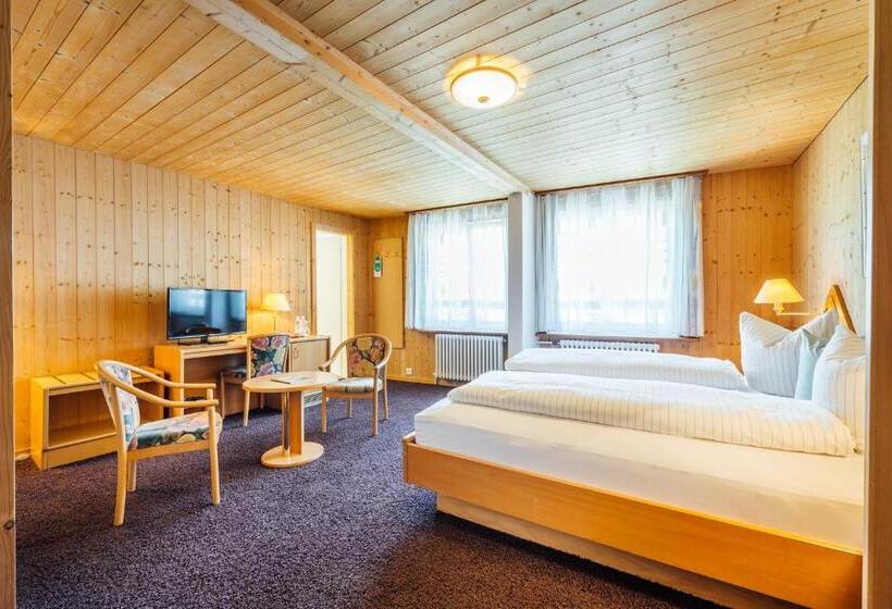 キングサイズベッドのスタンダードルーム, Restaurant Bellevue