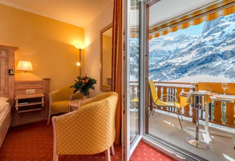 اتاق سوپریور با چشمانداز کوهستان, Restaurant Waldhaus