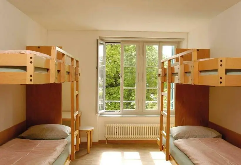 Standard Neljän Hengen Huone Jaettu Kylpyhuone, Richterswil Youth Hostel