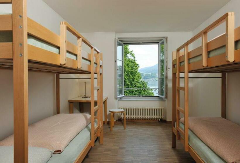 اتاق استاندارد چهارنفره با سرویس بهداشتی مشترک, Richterswil Youth Hostel