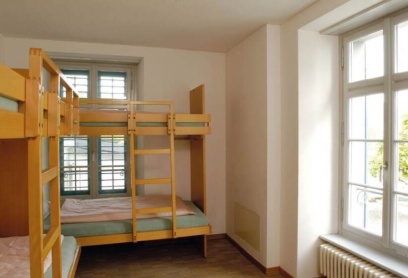اتاق استاندارد چهارنفره با سرویس بهداشتی مشترک, Richterswil Youth Hostel