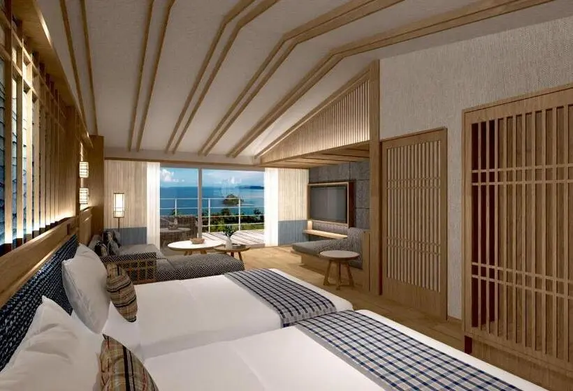 Triple Room Sea View, Oyado The Earth