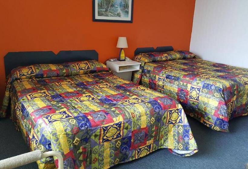 Номер Стандарт 2 Двуспальные Кровати, Motel Le Voyageur