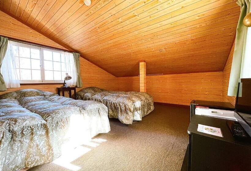 Номер Стандарт Совместная Ванная, Hakuba Pension & Log Hotel Meteor