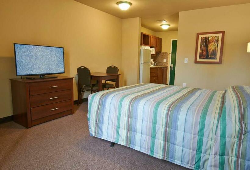 스탠다드 스튜디오 킹침대, Risewell Kitchen Suites Pleasanton